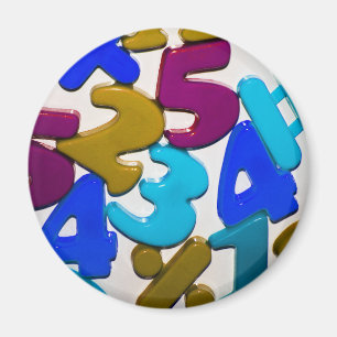 Plastic Speelgoed Numbers Magneet