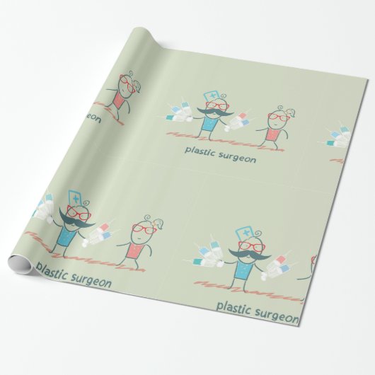 Plastic Surgeon Cadeaupapier (Uitgerold)