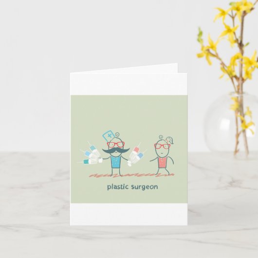 Plastic Surgeon Kaart (Gele Bloem)