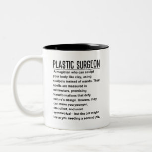 Plastic Surgeon Tweekleurige Koffiemok