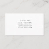 Plastic Surgery Visitenkarte Visitekaartje (Achterkant)