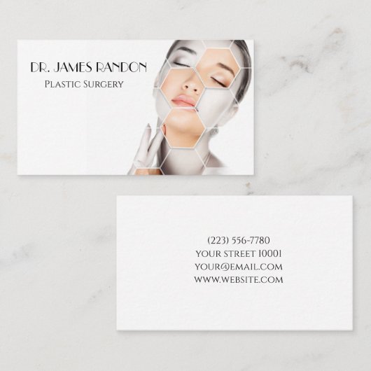 Plastic Surgery Visitenkarte Visitekaartje (Voorkant / Achterkant)