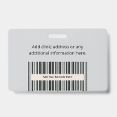 Plastic toegangsbadge – Custom.Business.Meeting_C Badge (Back)