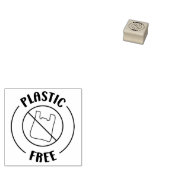 Plastic Vrij Rubberstempel (Gestempeld)