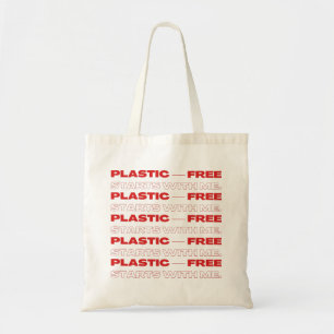 PLASTIC — VRIJ TOTE BAG