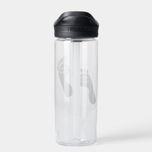 Plastic waterfles (Achterkant)