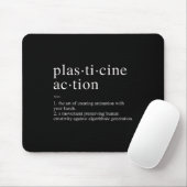 Plasticine Action Definition Minimalist Support HU Muismat (Met muis)