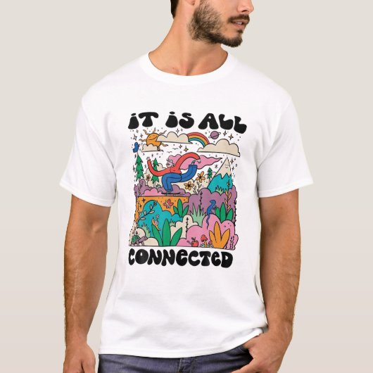 Plastics Climate Change Social Justice - It’S All T-shirt (Voorkant)