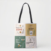 Plasticvrije zone – Eco-bewust ontwerp Tote Bag (Voorkant)