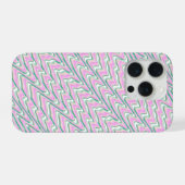 Plastisch patroon iPhone hoesje (Achterkant horizontaal)
