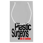 Plastische chirurgen doen het beter klein cadeauzakje (Achterkant)