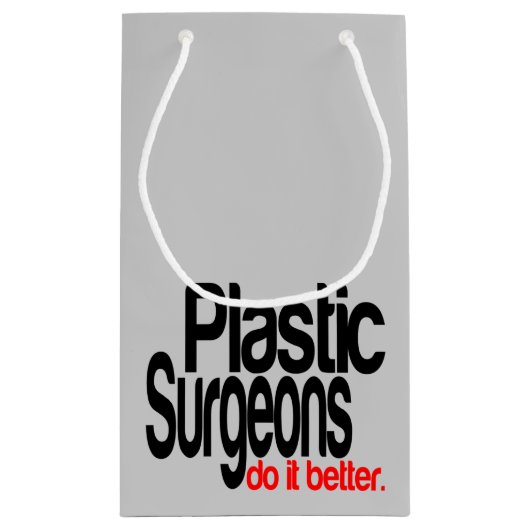 Plastische chirurgen doen het beter klein cadeauzakje (Achterkant)