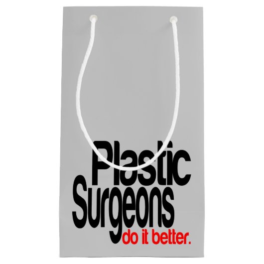 Plastische chirurgen doen het beter klein cadeauzakje (Voorkant)