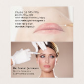 Plastische chirurgie en verjonging centrum afspraa visitekaartje (Buitenkant ongevouwen)