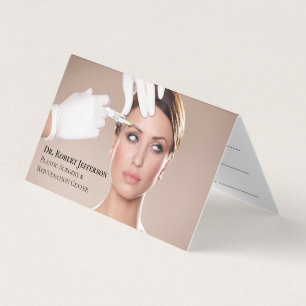 Plastische chirurgie en verjonging centrum afspraa visitekaartje