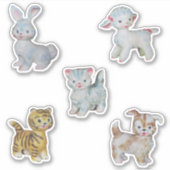 Plastische Dieren Sticker (Voorkant)