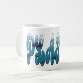 Plastische vervuiling koffiemok (Voorkant links)