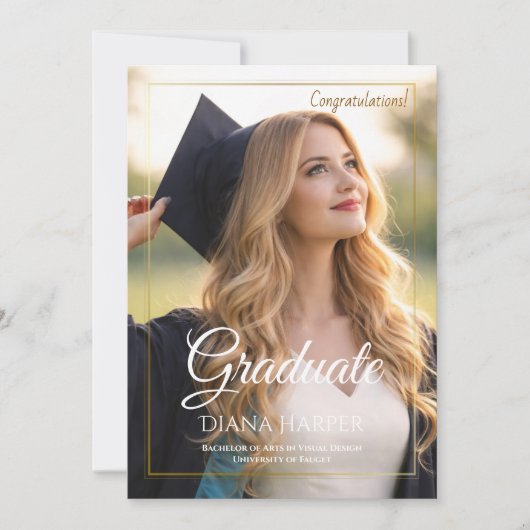 Plat Aankondigingskaart Aankondiging (Voorkant)