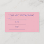 Plat Afspraakkaart Afsprakenkaartje (Achterkant)