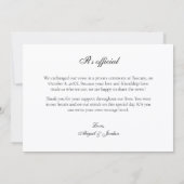 Plat Annunciatiekaart Aankondiging (Achterkant)