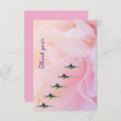 Plat bedankje bedankkaart (Voorkant / Achterkant)