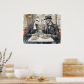 Plat du Jour- Archiefprint Poster (Keuken)