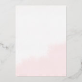 Plat folie bruids douchebedankje kaart (Achterkant)