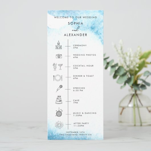 Plat Programma Programmakaart (Staand voorkant)