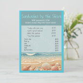 Plat Strand Menu (Staand voorkant)