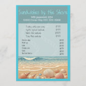 Plat Strand Menu (Voorkant)