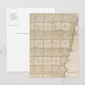 Plat van de zeven stadswijken briefkaart (Voorkant / Achterkant)