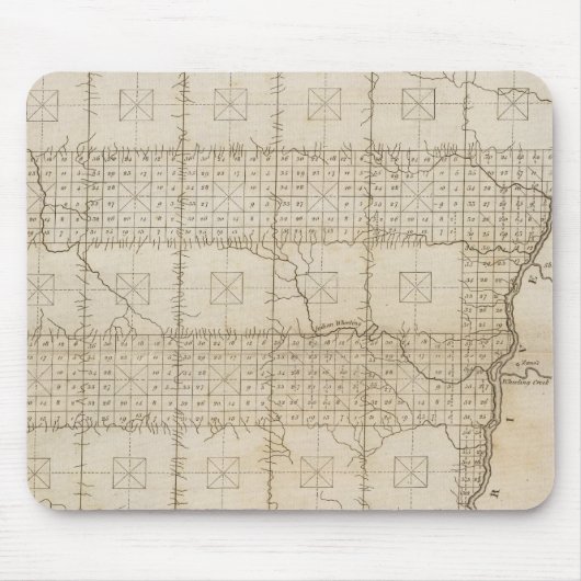 Plat van de zeven stadswijken muismat (Voorkant)
