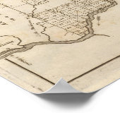 Plat van de zeven stadswijken poster (Hoek)