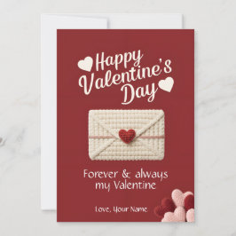 Plat Voor Altijd & Altijd Valentijnskaart Feestdagenkaart