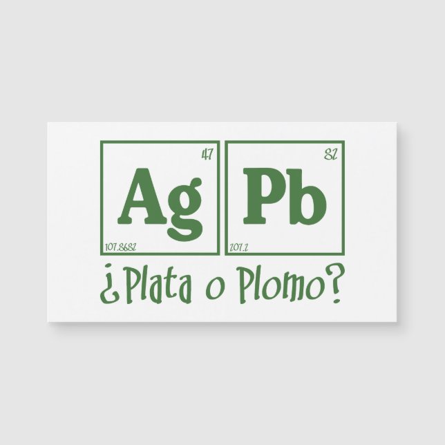 Plata o plomo (Voorkant)