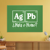 Plata o plomo canvas afdruk (Insitu (Woonkamer))