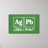 Plata o plomo canvas afdruk (Voorkant)