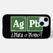 Plata o plomo Case-Mate iPhone case (Achterkant (horizontaal))