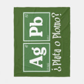 Plata o plomo fleece deken (Voorkant)