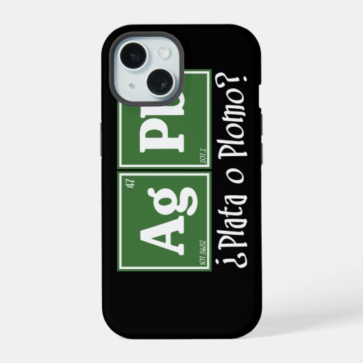 Plata o plomo iPhone 15 case (Achterkant)