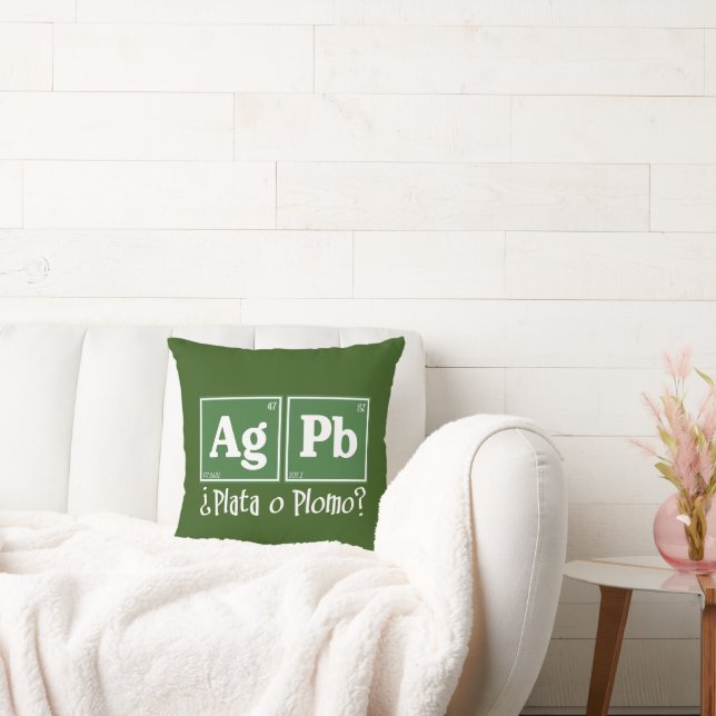 Plata o plomo kussen (Bank)