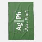 Plata o plomo theedoek (Verticaal)