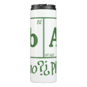 Plata o plomo thermosbeker (Achterkant)