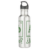 Plata o plomo waterfles  (Achterkant)