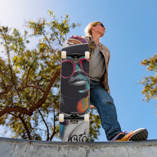 Plataforma de skate - Street graffiti art Hip Hop  Persoonlijk Skateboard (Buiten 1)