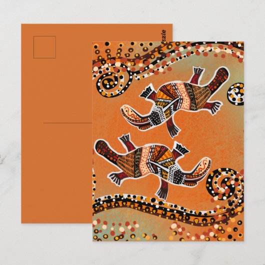 PLATAPUS ART BRIEFKAART (Voorkant / Achterkant)