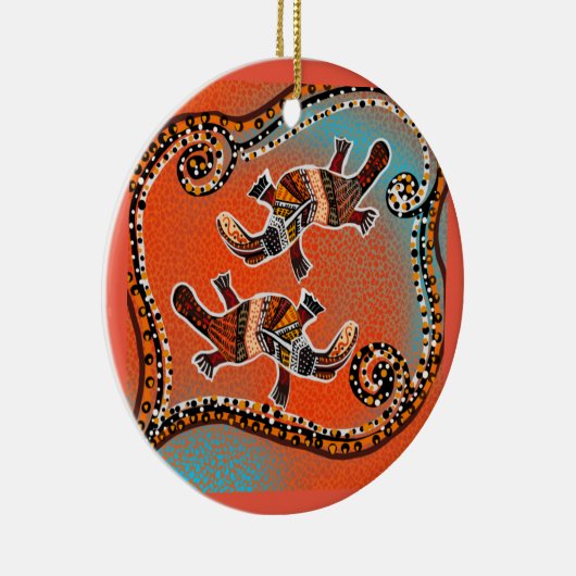 PLATAPUS ART KERAMISCH ORNAMENT (Rechts)