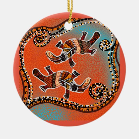 PLATAPUS ART KERAMISCH ORNAMENT (Voorkant)