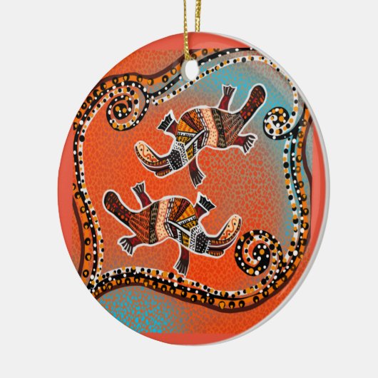 PLATAPUS ART KERAMISCH ORNAMENT (Links)