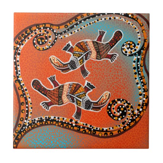 PLATAPUS ART TEGELTJE (Voorkant)